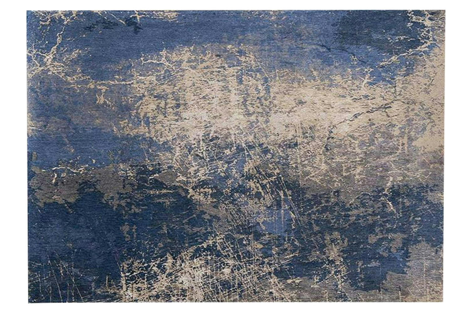 Louis De Poortere | Cracks Eco Rug | Blue | 170 x 240 cm
