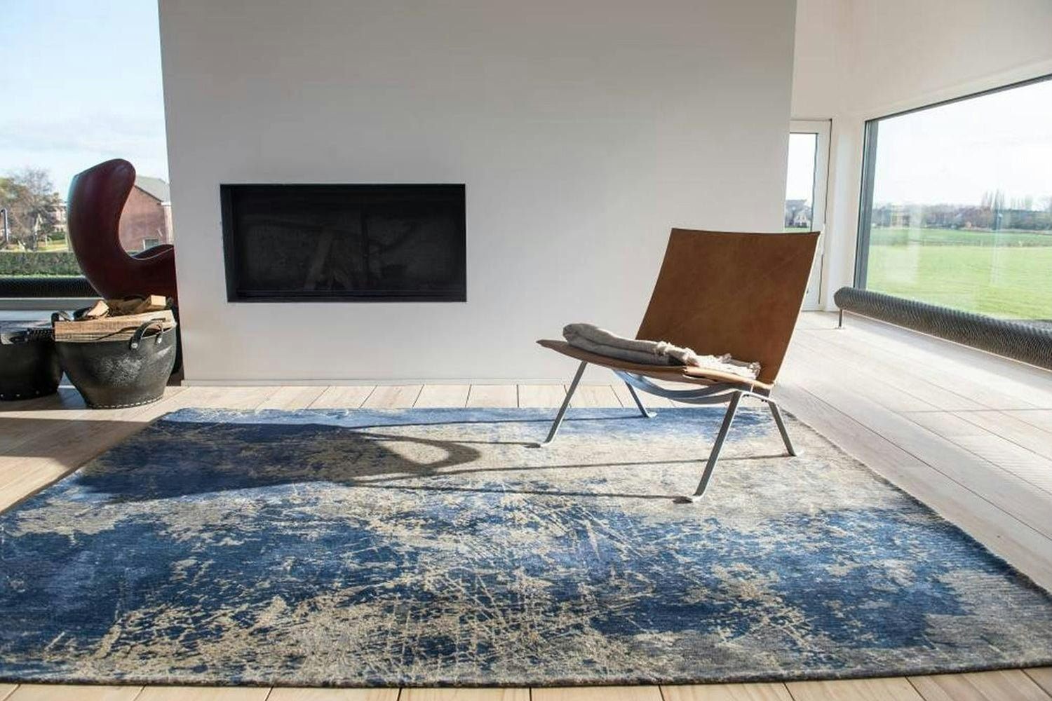 Louis De Poortere | Cracks Eco Rug | Blue | 240 x 340 cm-2