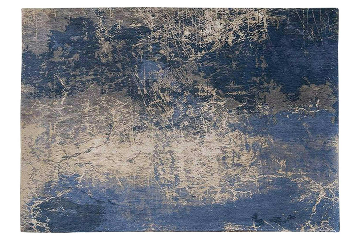 Louis De Poortere | Cracks Eco Rug | Blue | 280 x 390 cm