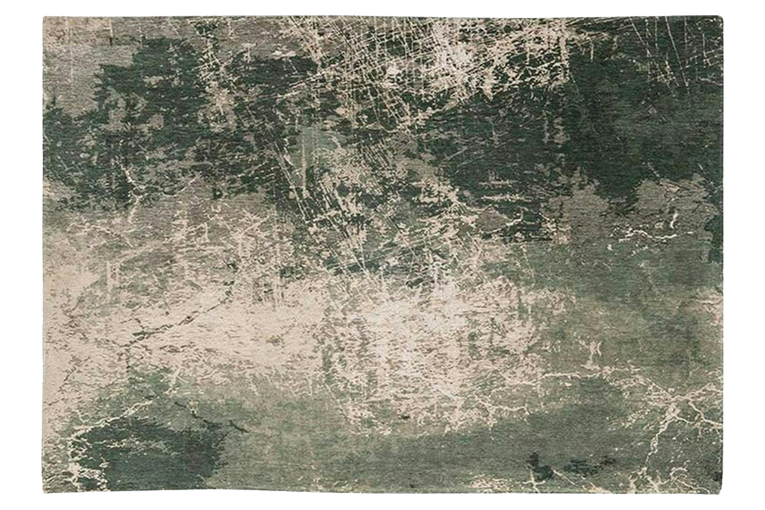 Louis De Poortere | Cracks Eco Rug | Green | 140 x 200 cm