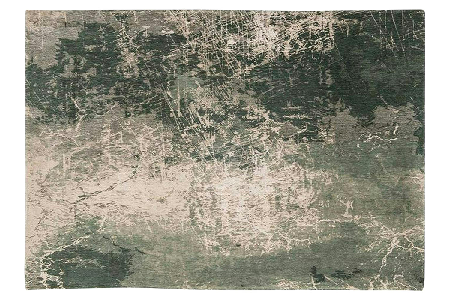 Louis De Poortere | Cracks Eco Rug | Green | 240 x 340 cm