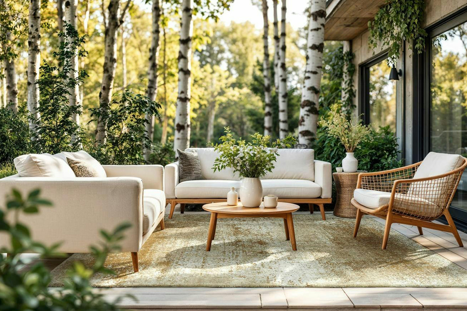Louis De Poortere | Virgin Land Mercury Eco Rug | Yellow | 80 x 150 cm-2