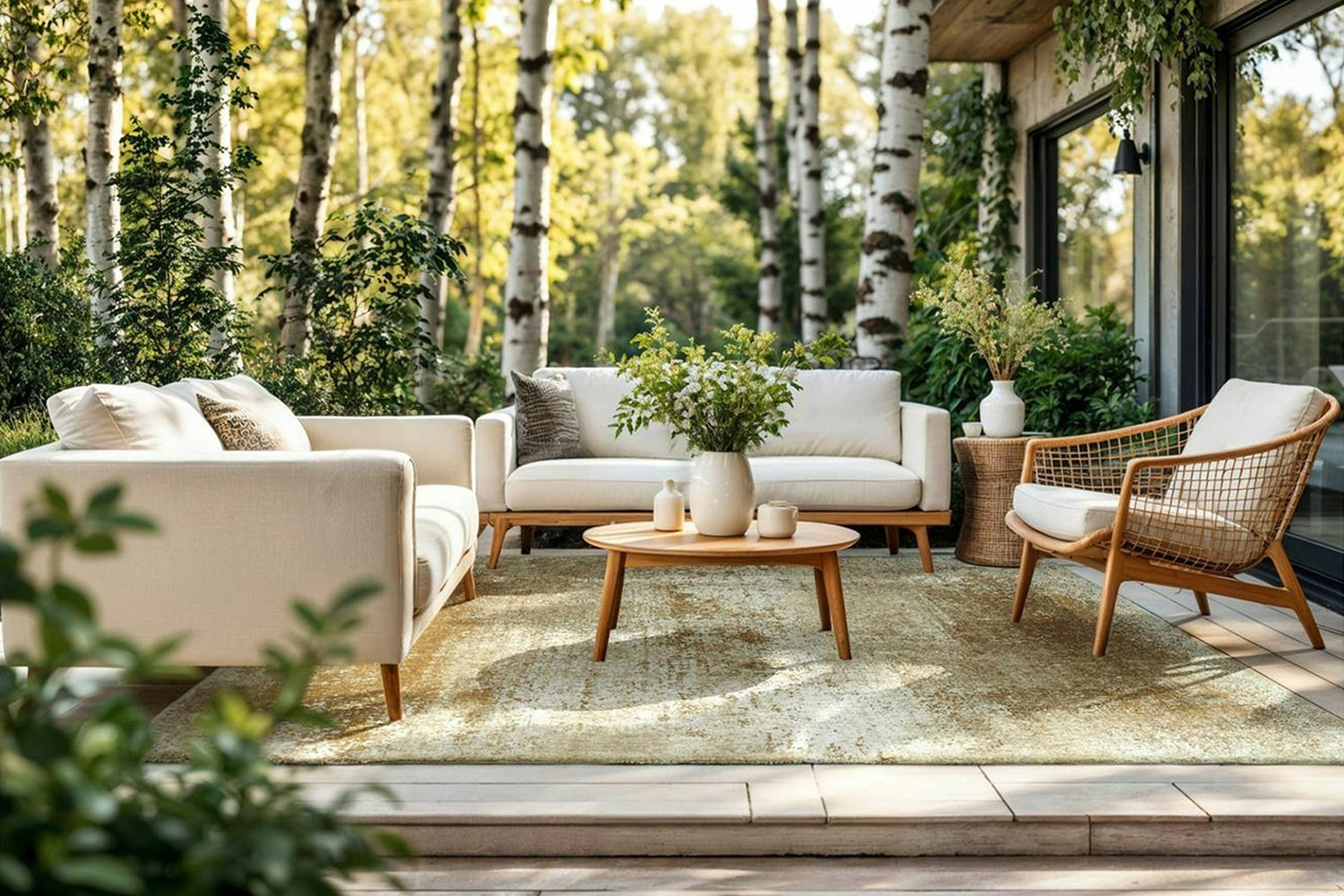 Louis De Poortere | Virgin Land Mercury Eco Rug | Yellow | 200 x 280 cm-2