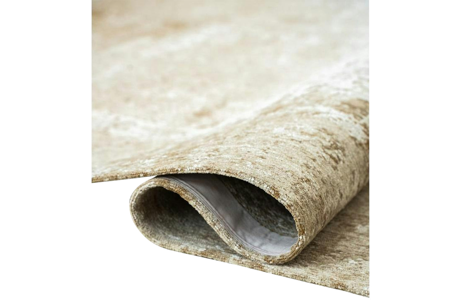 Louis De Poortere | Virgin Land Mercury Eco Round Rug | Yellow | 240 x 240 cm-3
