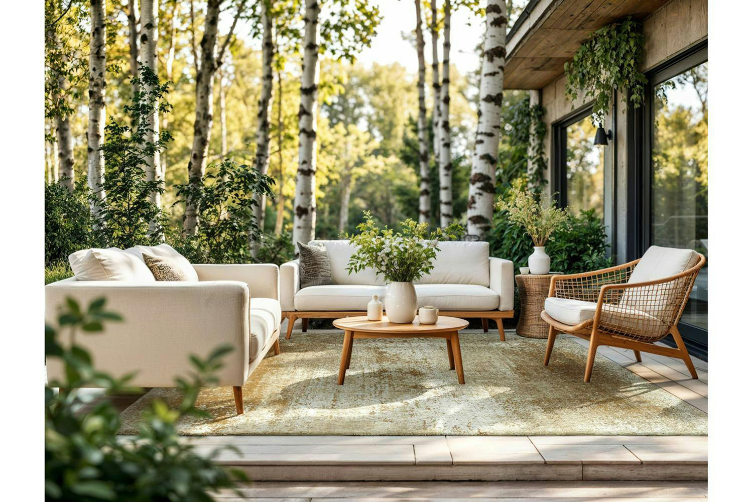 Louis De Poortere | Virgin Land Mercury Eco Rug | Yellow | 240 x 340 cm-2