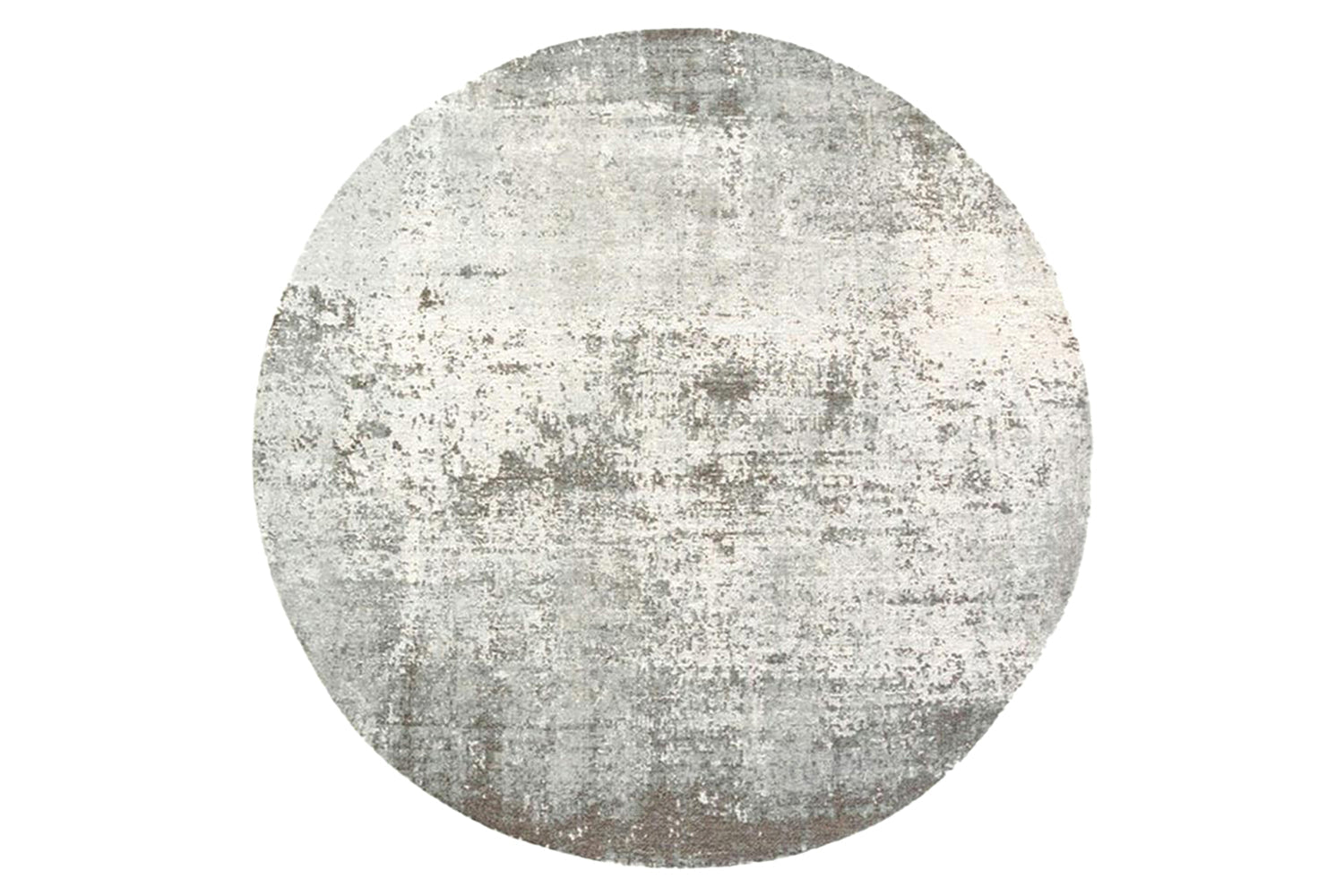 Louis De Poortere | Virgin Land Eco Round Rug | Grey | 240 x 240 cm