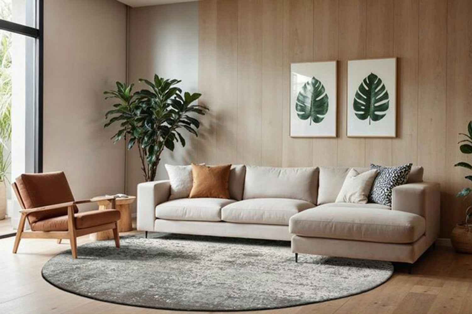 Louis De Poortere | Virgin Land Eco Round Rug | Grey | 240 x 240 cm-2