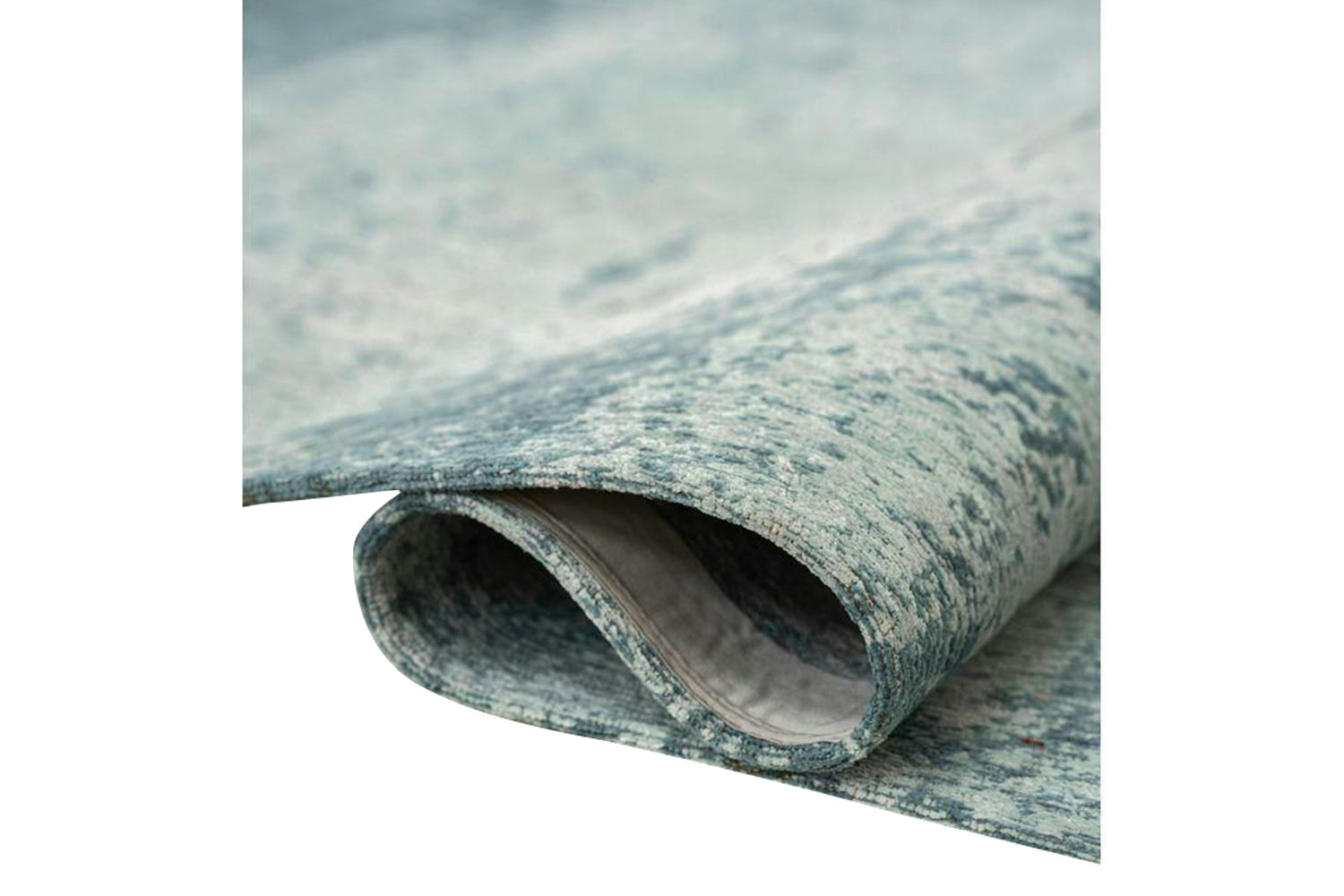 Louis De Poortere | Virgin Land Eco Round Rug | Blue | 240 x 240 cm-3