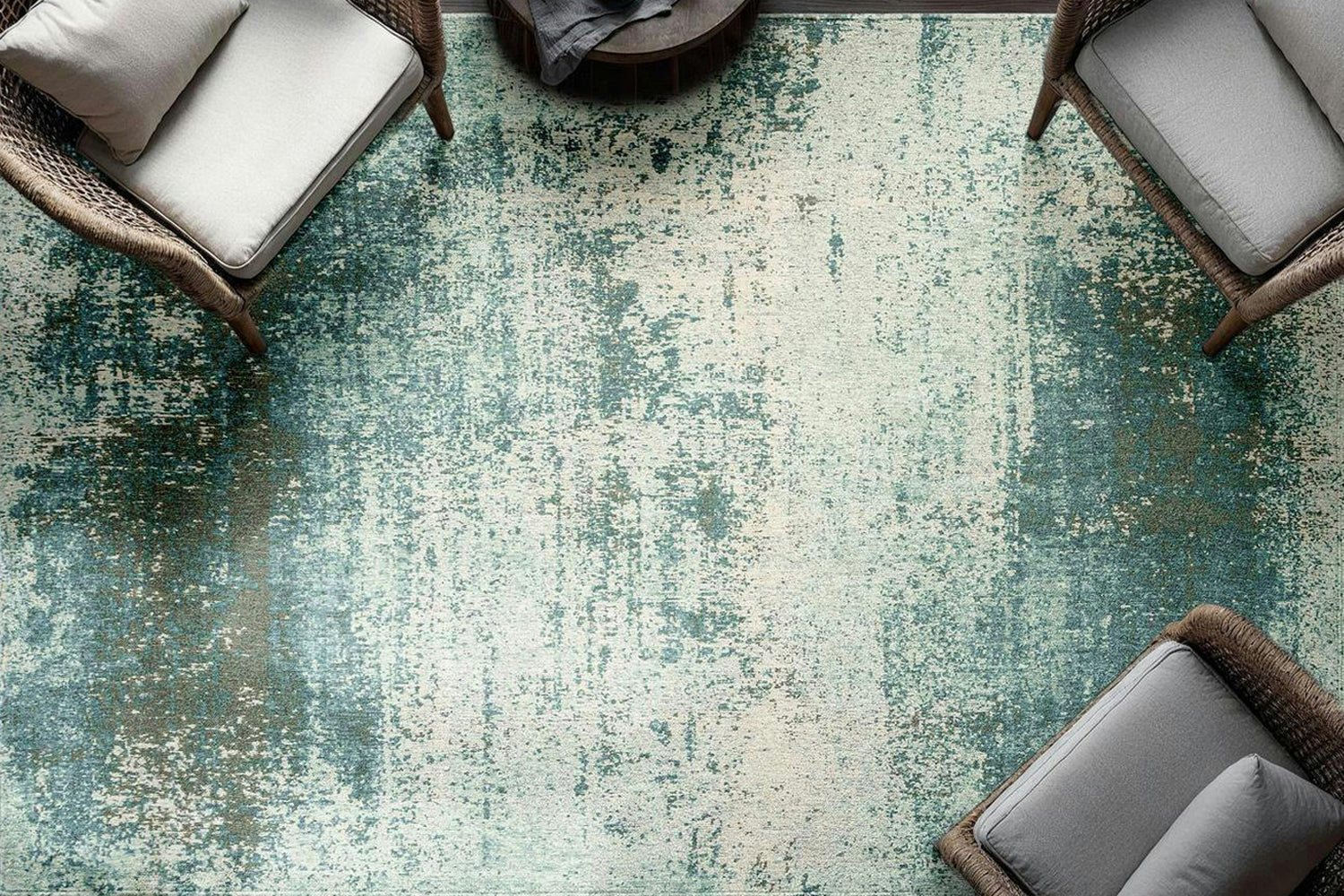 Louis De Poortere | Virgin Land Eco Rug | Blue | 240 x 340 cm-2