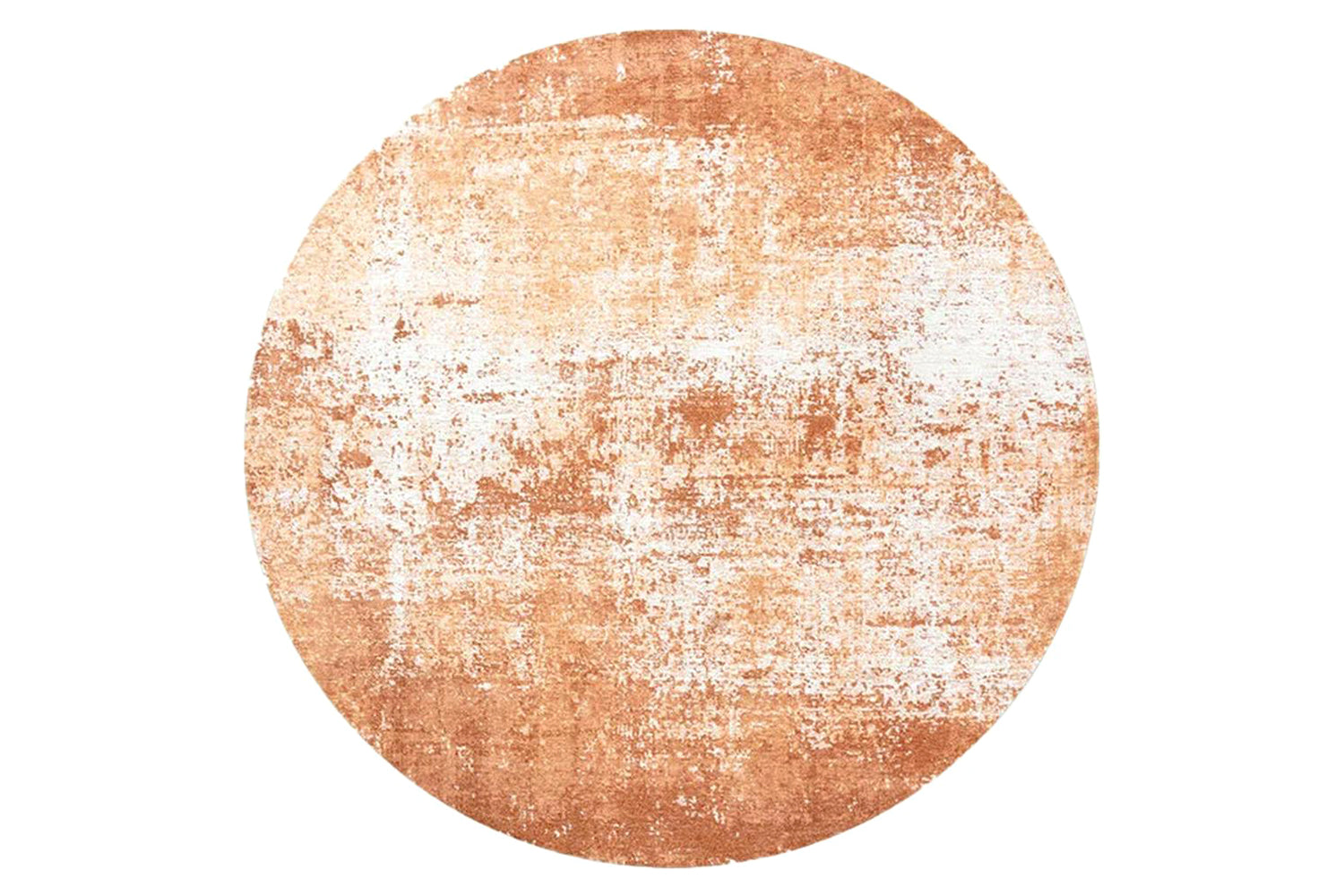 Louis De Poortere | Virgin Land Mars Eco Round Rug | Orange | 240 x 240 cm