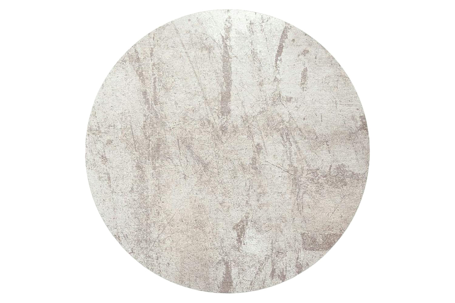 Louis De Poortere | Sol Albatre Eco Round Rug | Grey | 140 x 140 cm