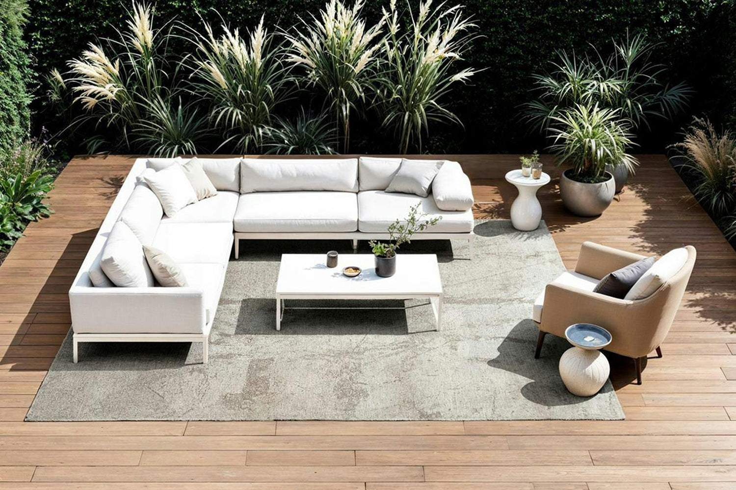 Louis De Poortere | Sol Albatre Eco Rug | Grey | 170 x 240 cm-3