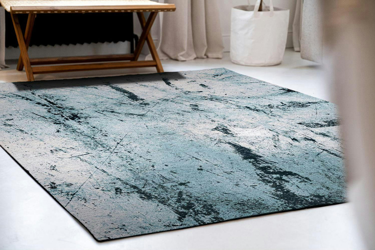 Louis De Poortere | Sol Dragonfly Eco Rug | Blue | 80 x 150 cm-3