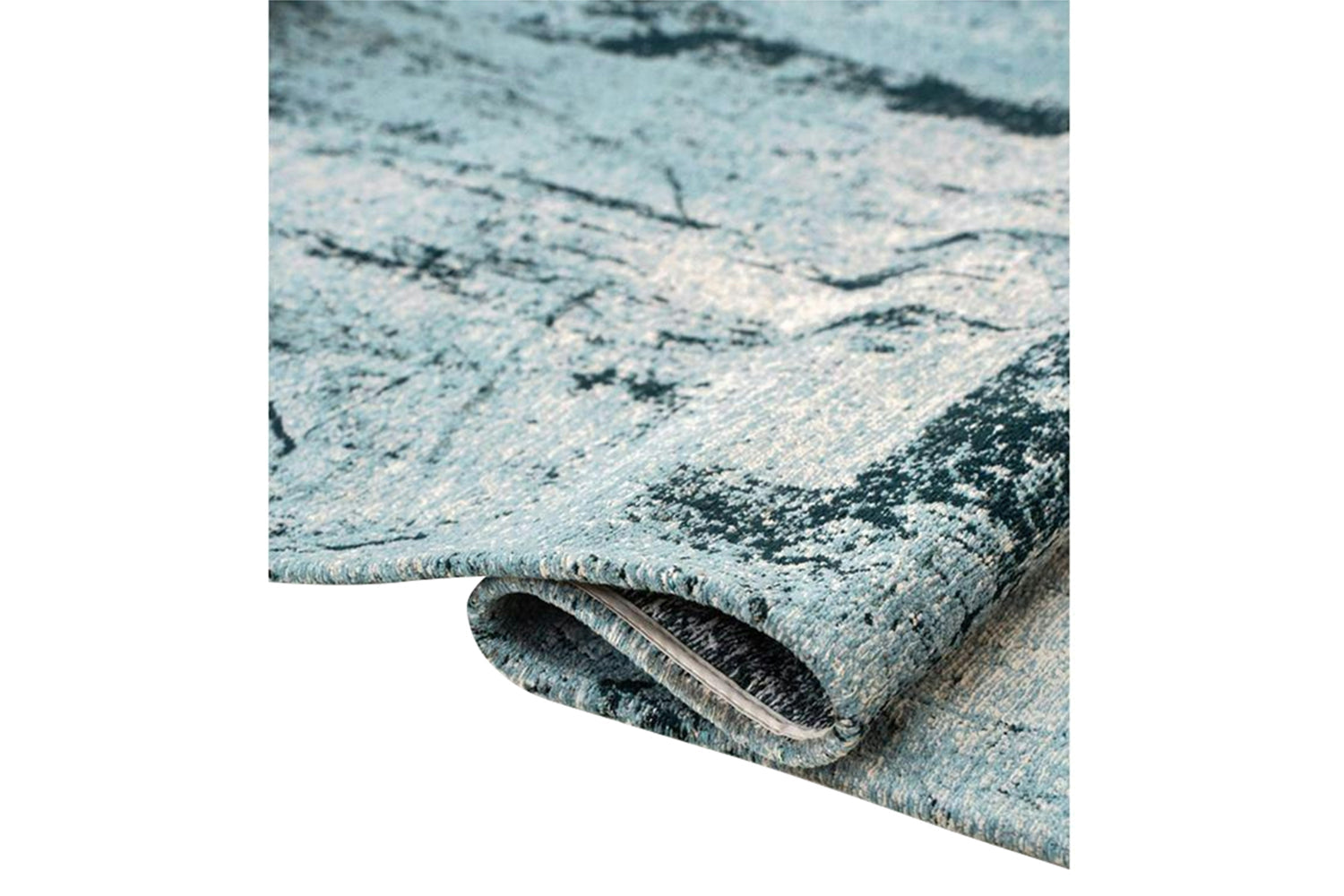 Louis De Poortere | Sol Dragonfly Eco Round Rug | Blue | 140 x 140 cm-2