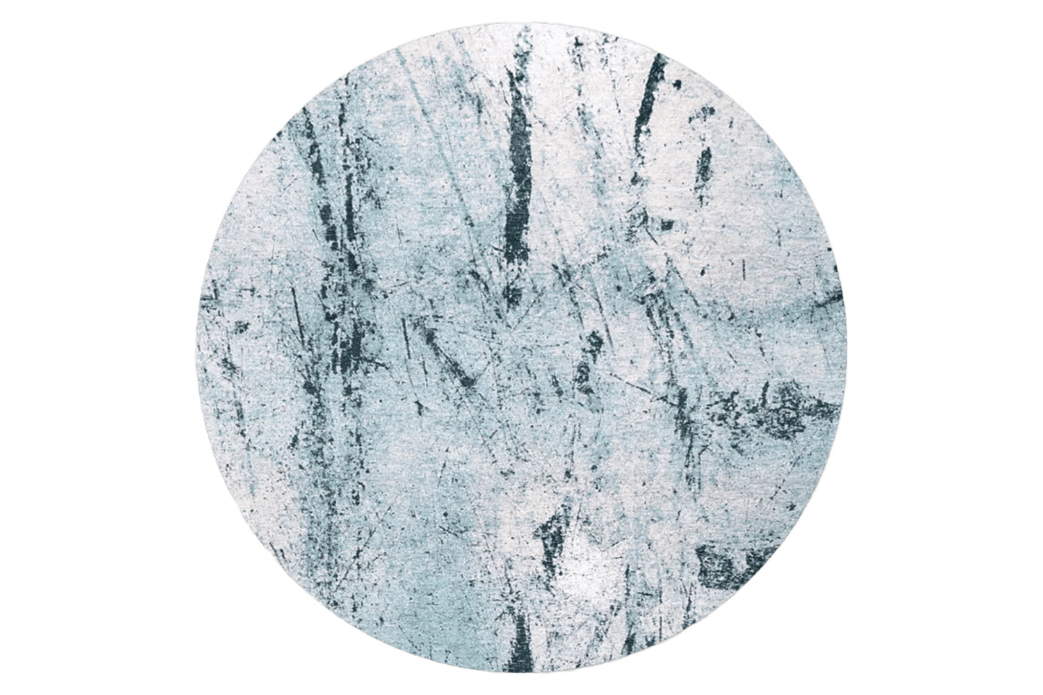 Louis De Poortere | Sol Dragonfly Eco Round Rug | Blue | 240 x 240 cm