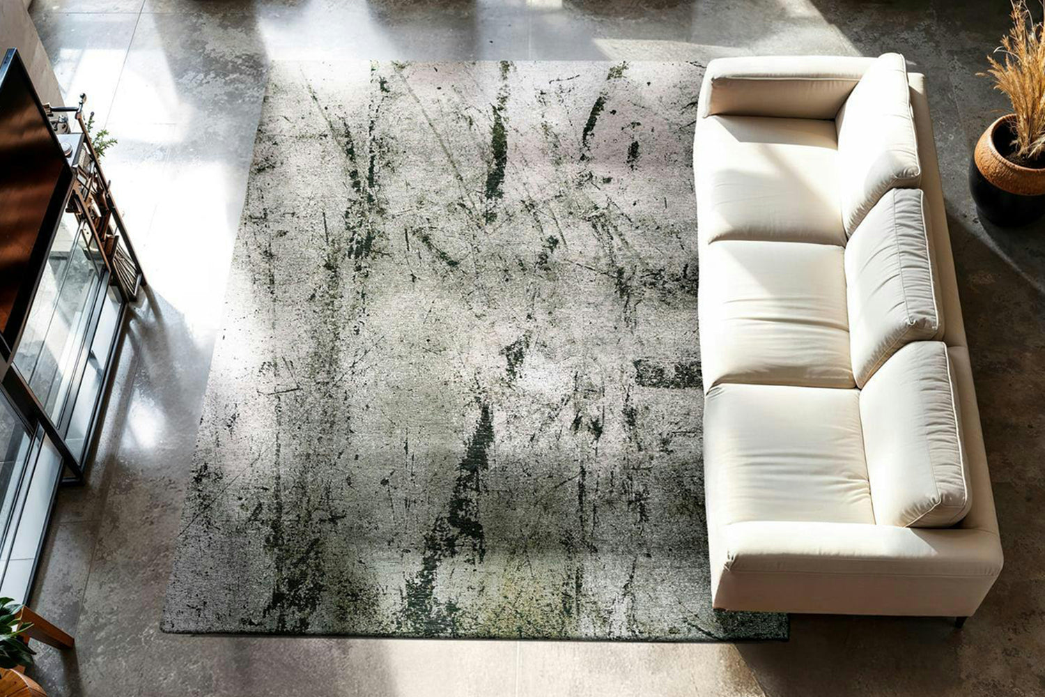 Louis De Poortere | Sol Alpine Eco Rug | Green | 80 x 150 cm-2