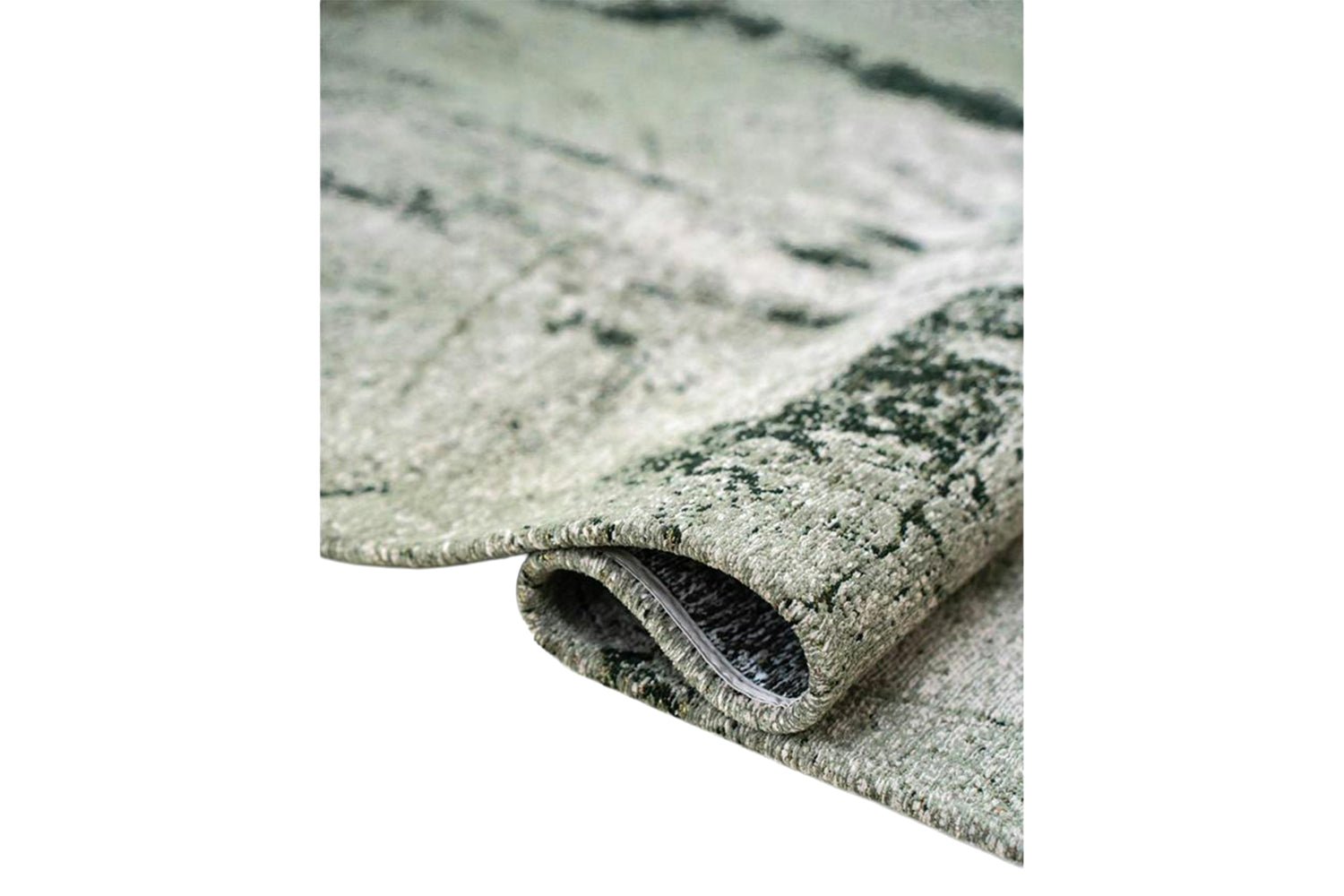 Louis De Poortere | Sol Alpine Eco Round Rug | Green | 140 x 140 cm-2