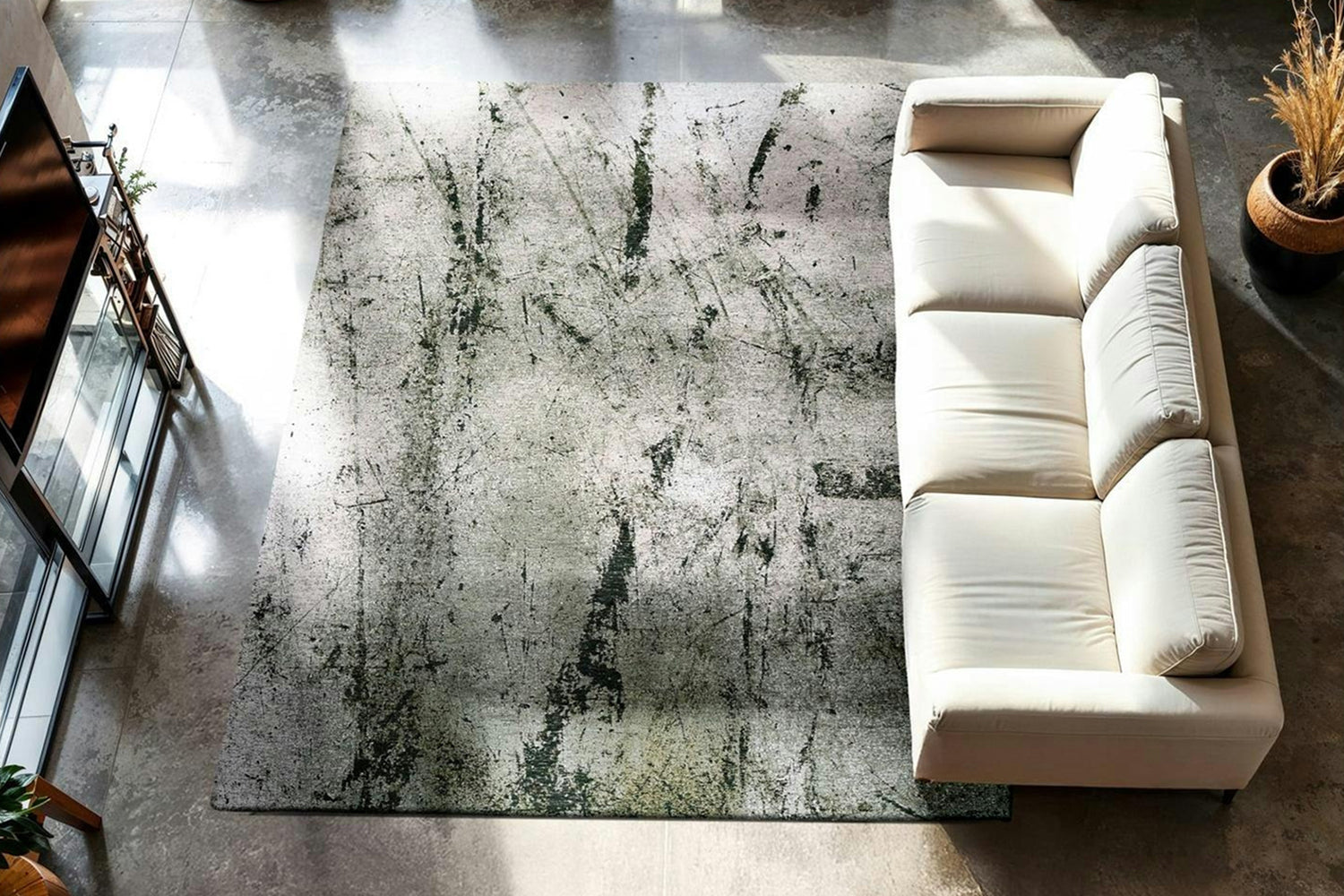 Louis De Poortere | Sol Alpine Eco Rug | Green | 240 x 340 cm-2