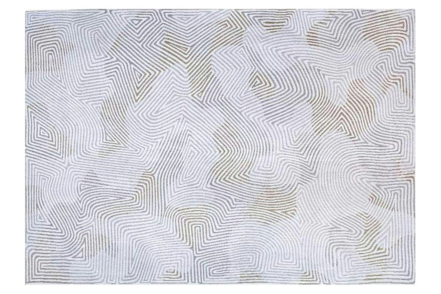 Louis De Poortere | Coral Indoor Eco Rug | Oyster White | 80 x 150 cm