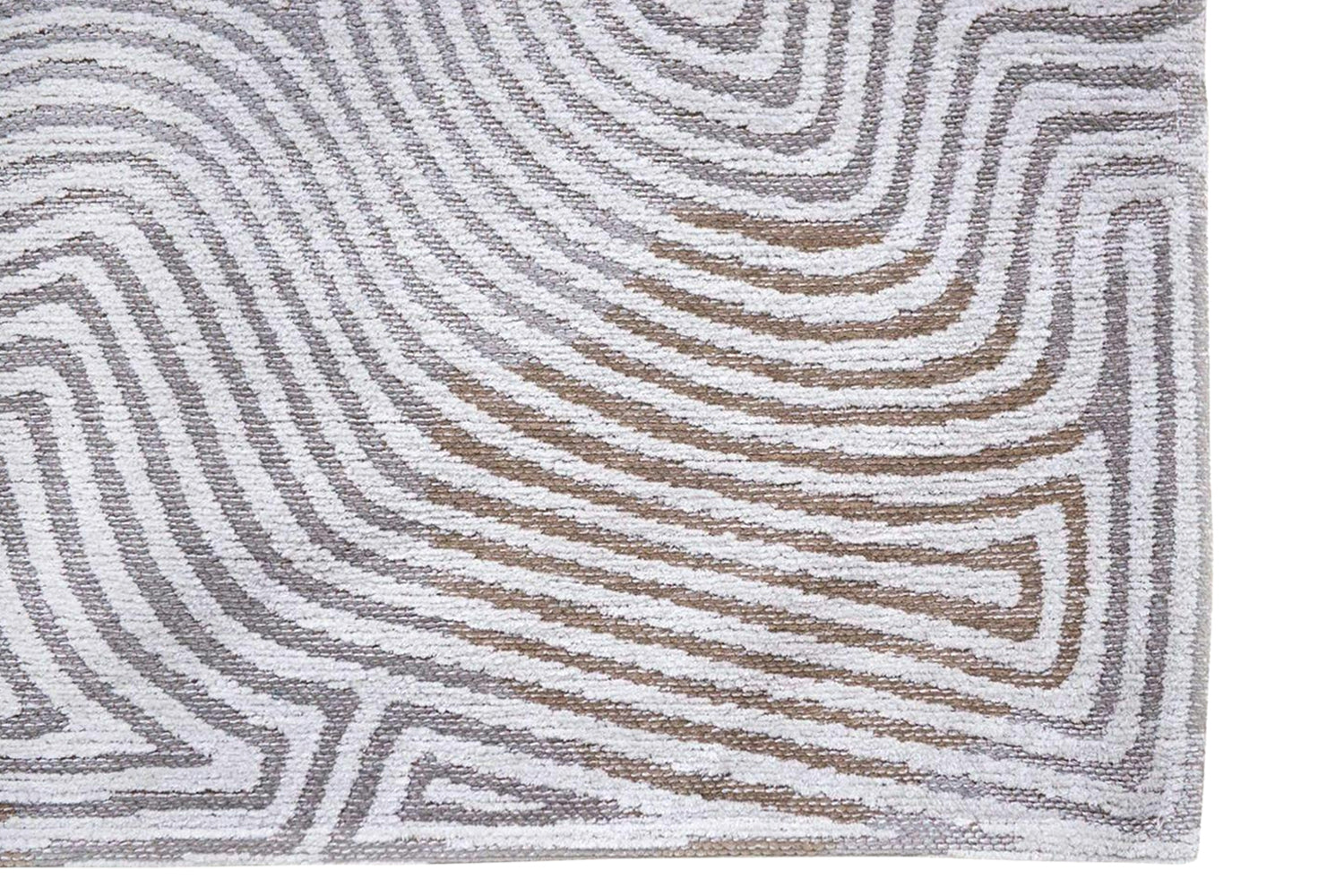 Louis De Poortere | Coral Indoor Eco Rug | Oyster White | 80 x 150 cm-6