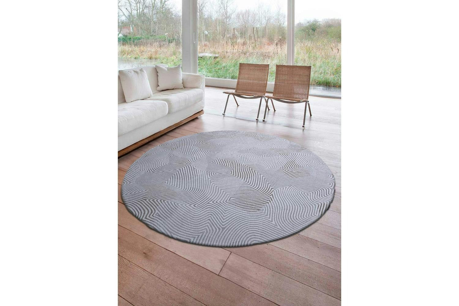 Louis De Poortere | Coral Indoor Eco Rug | Oyster White | 280 x 390 cm-5
