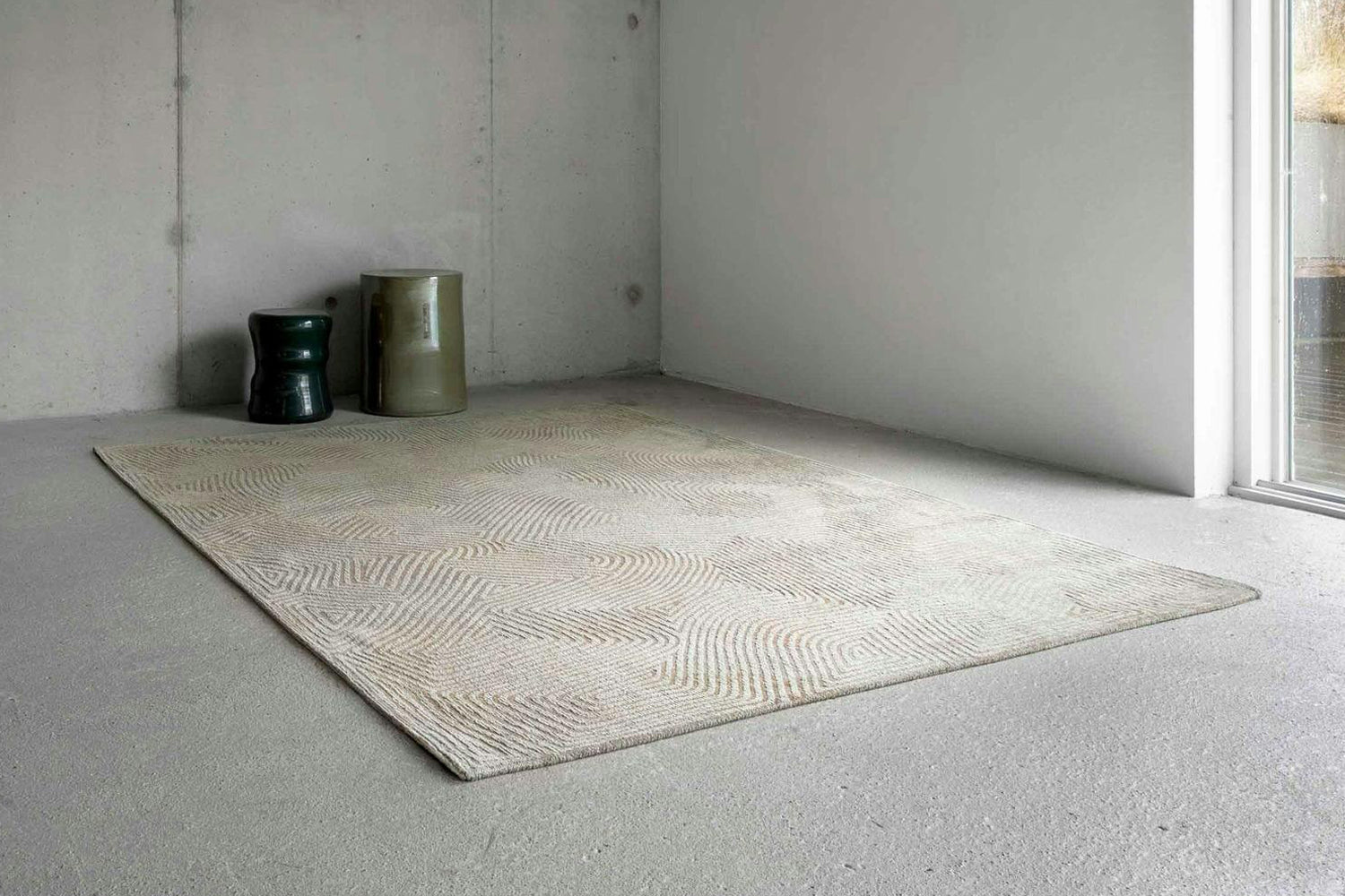 Louis De Poortere | Coral Indoor Eco Rug | Beige | 80 x 150 cm-2
