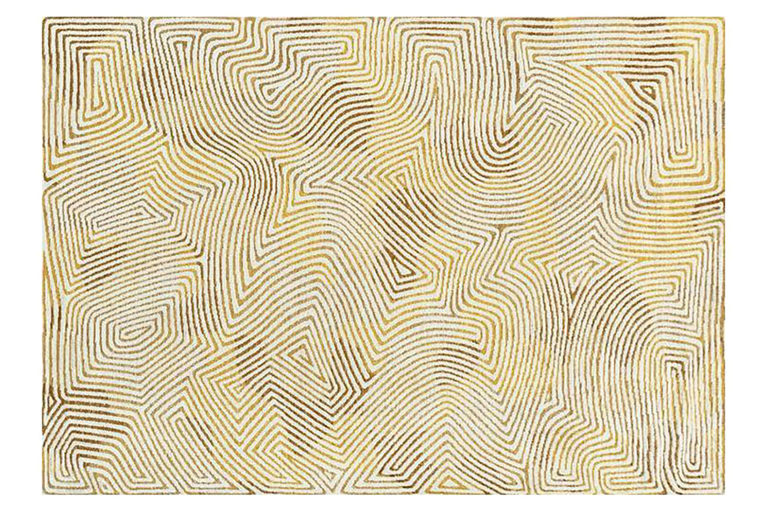 Louis De Poortere | Coral Indoor Eco Rug | Yellow | 80 x 150 cm