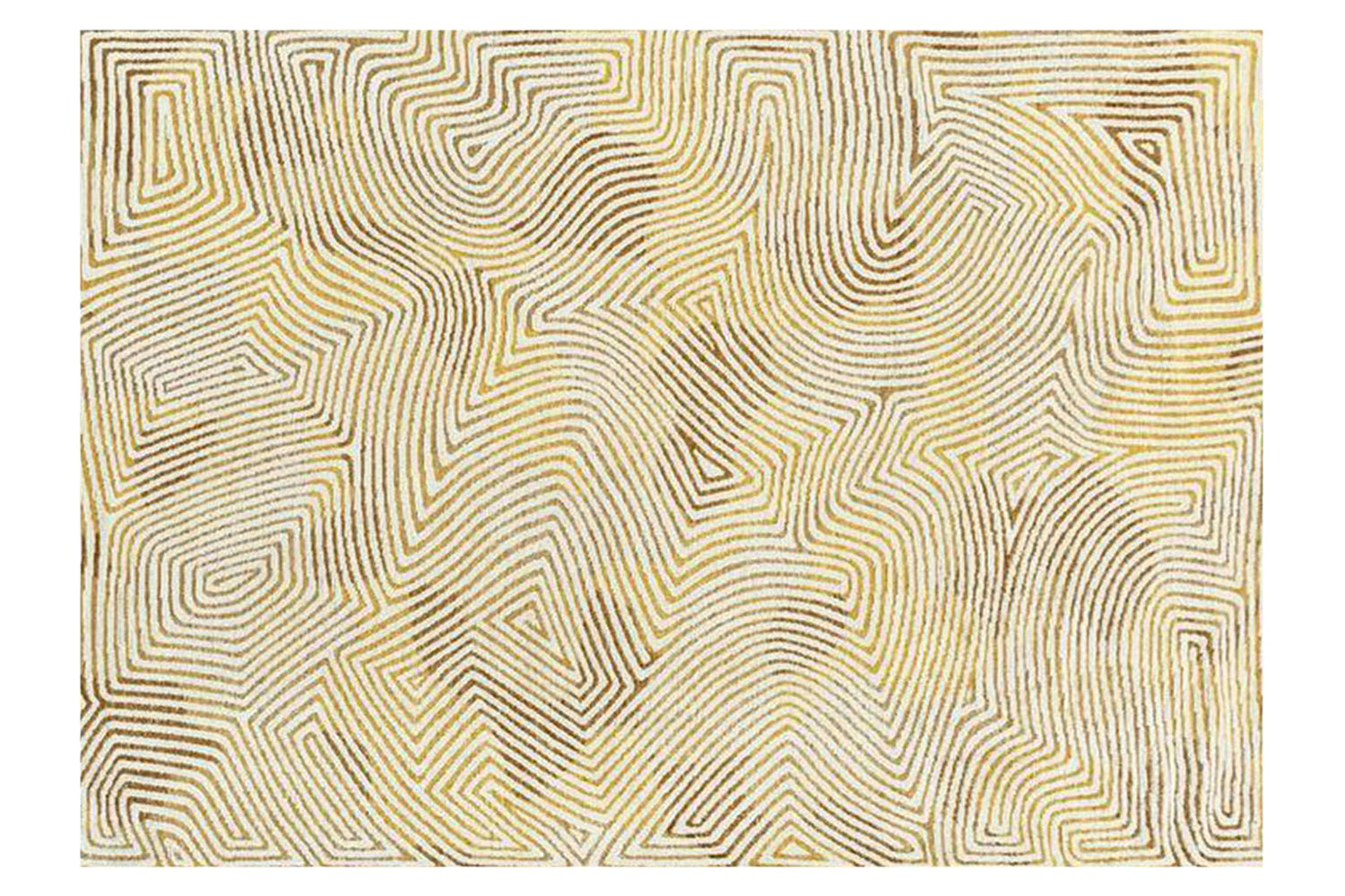 Louis De Poortere | Coral Indoor Eco Rug | Yellow | 200 x 280 cm