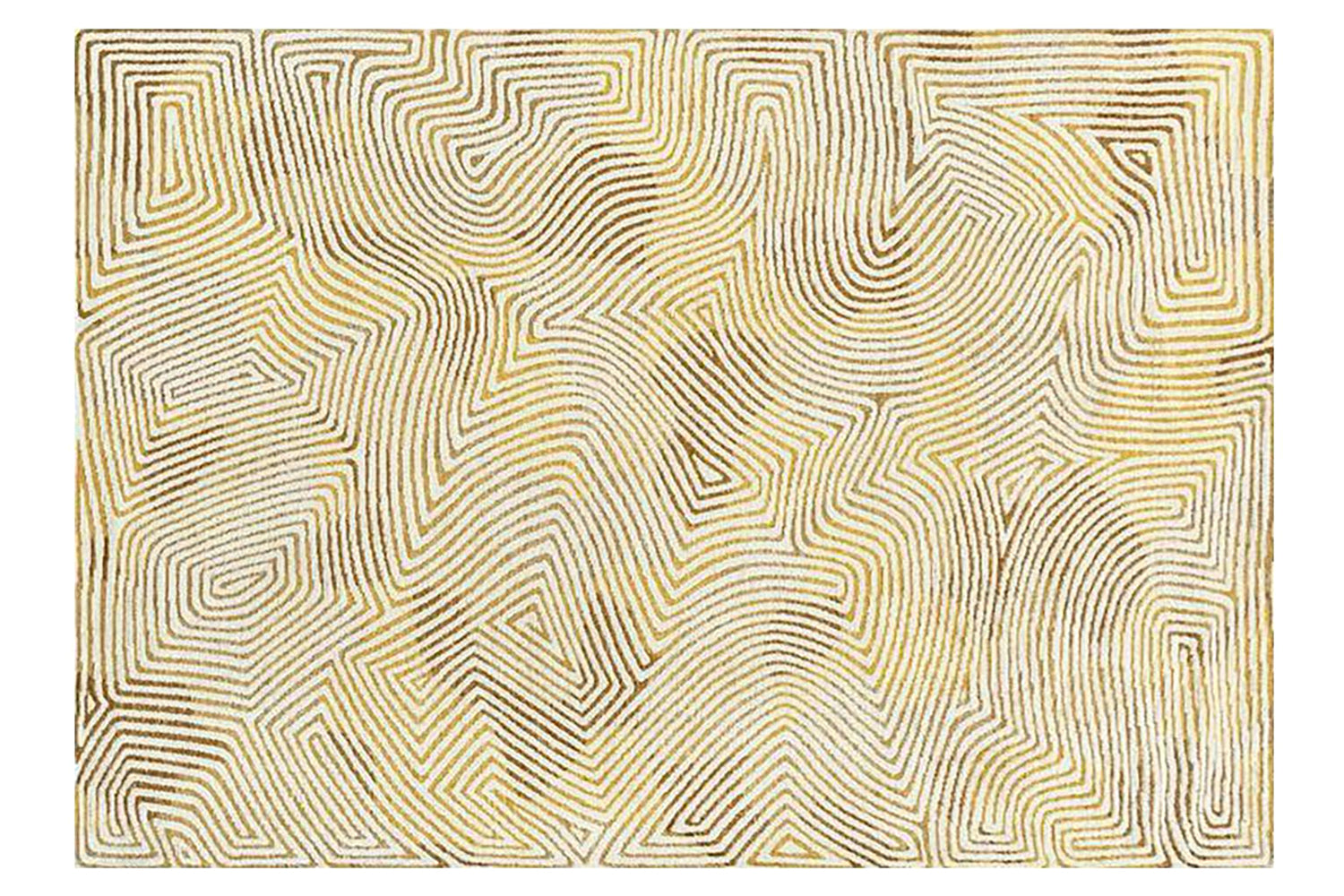 Louis De Poortere | Coral Indoor Eco Rug | Yellow | 280 x 390 cm