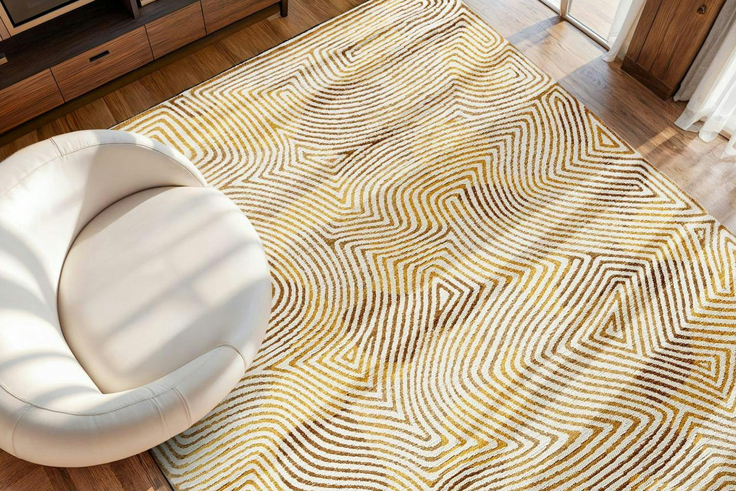 Louis De Poortere | Coral Indoor Eco Rug | Yellow | 280 x 390 cm-2