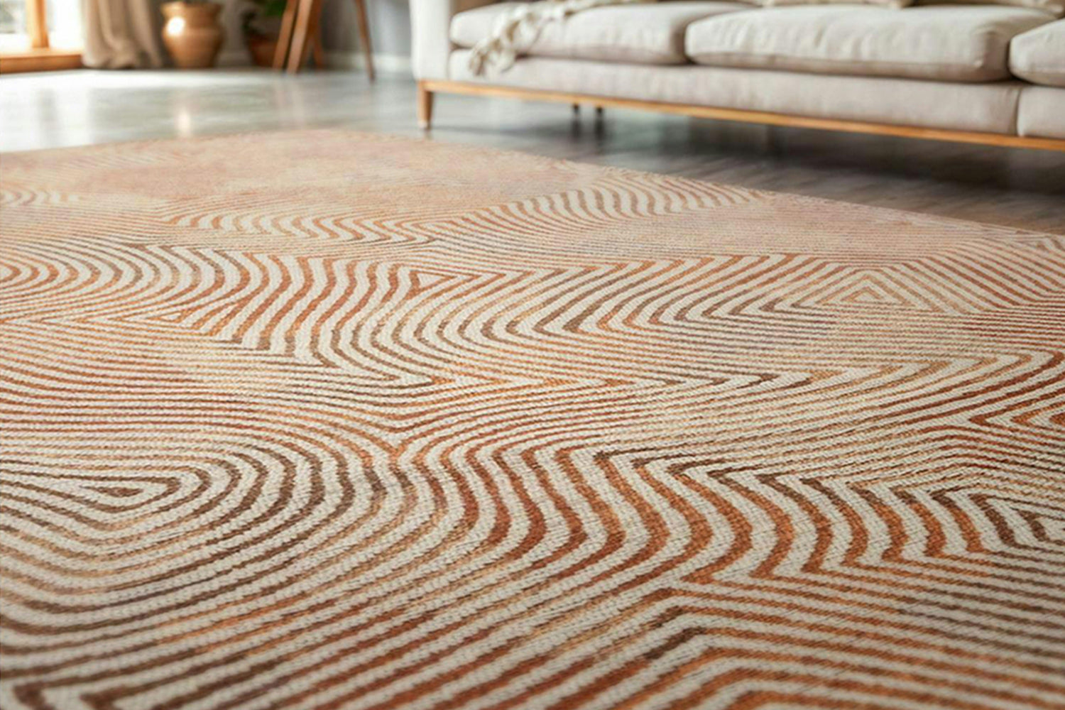 Louis De Poortere | Coral Indoor Eco Rug | Red | 200 x 280 cm-7