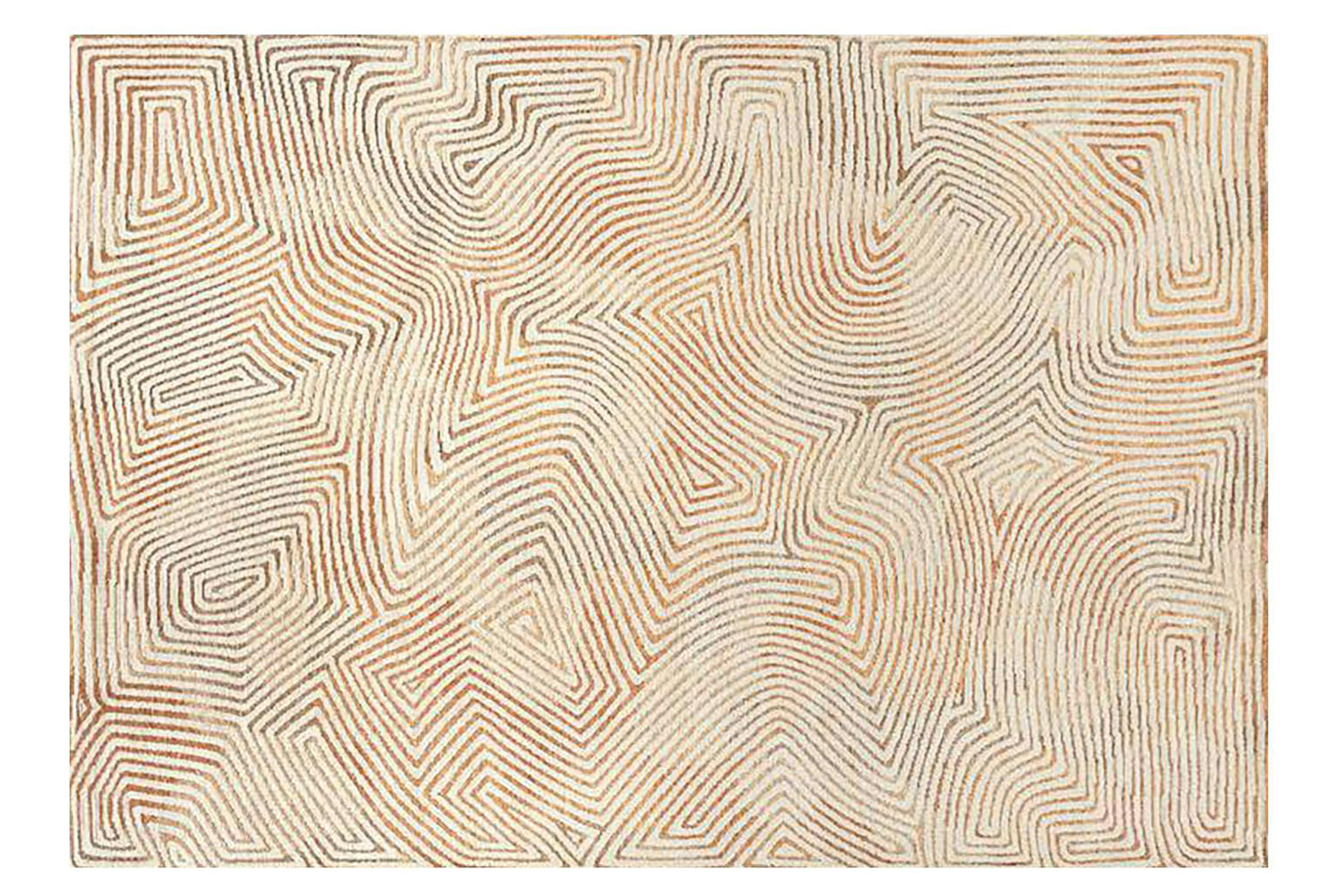 Louis De Poortere | Coral Indoor Eco Rug | Red | 240 x 340 cm
