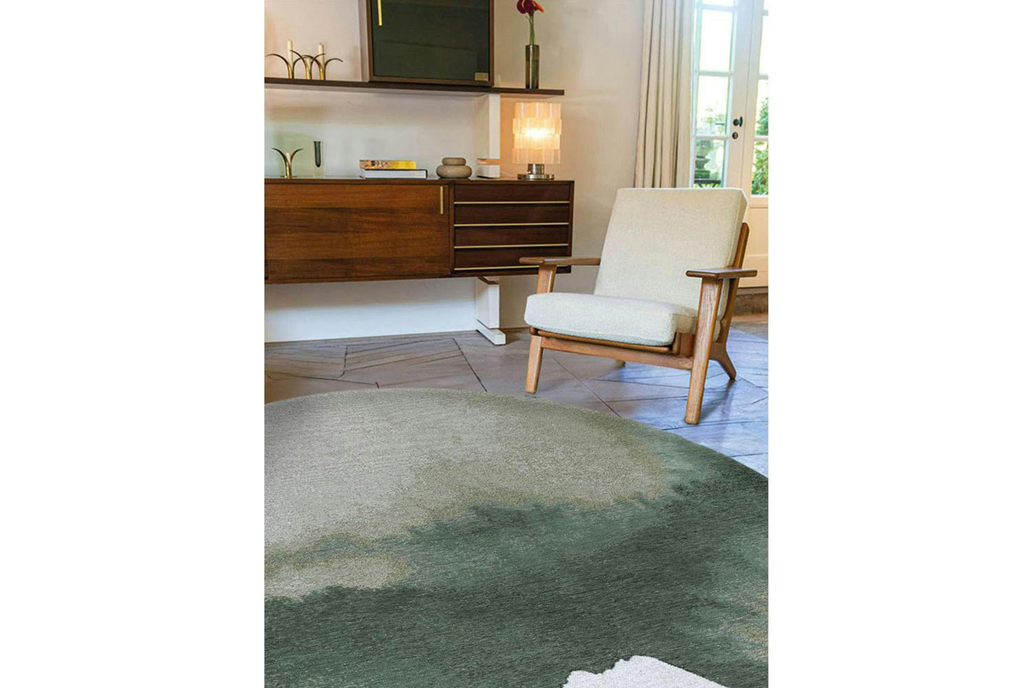 Louis De Poortere | Lagoon Eco Rug | Palm Green | 280 x 390 cm-4