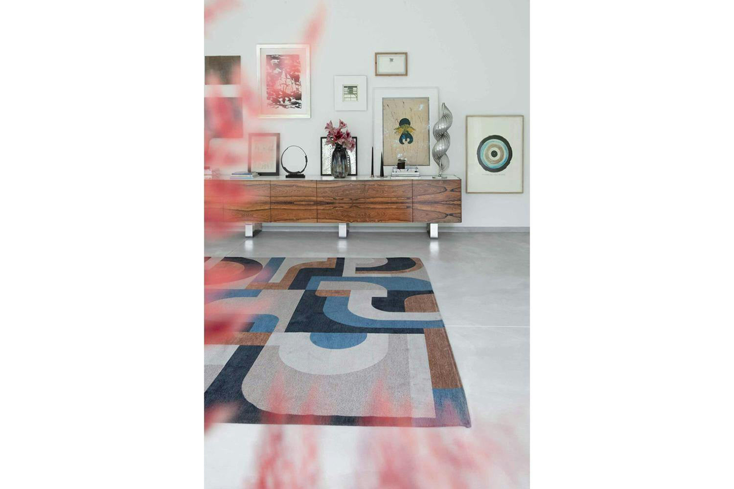 Louis De Poortere | Module Eco Rug | Camel Blue | 80 x 250 cm-4