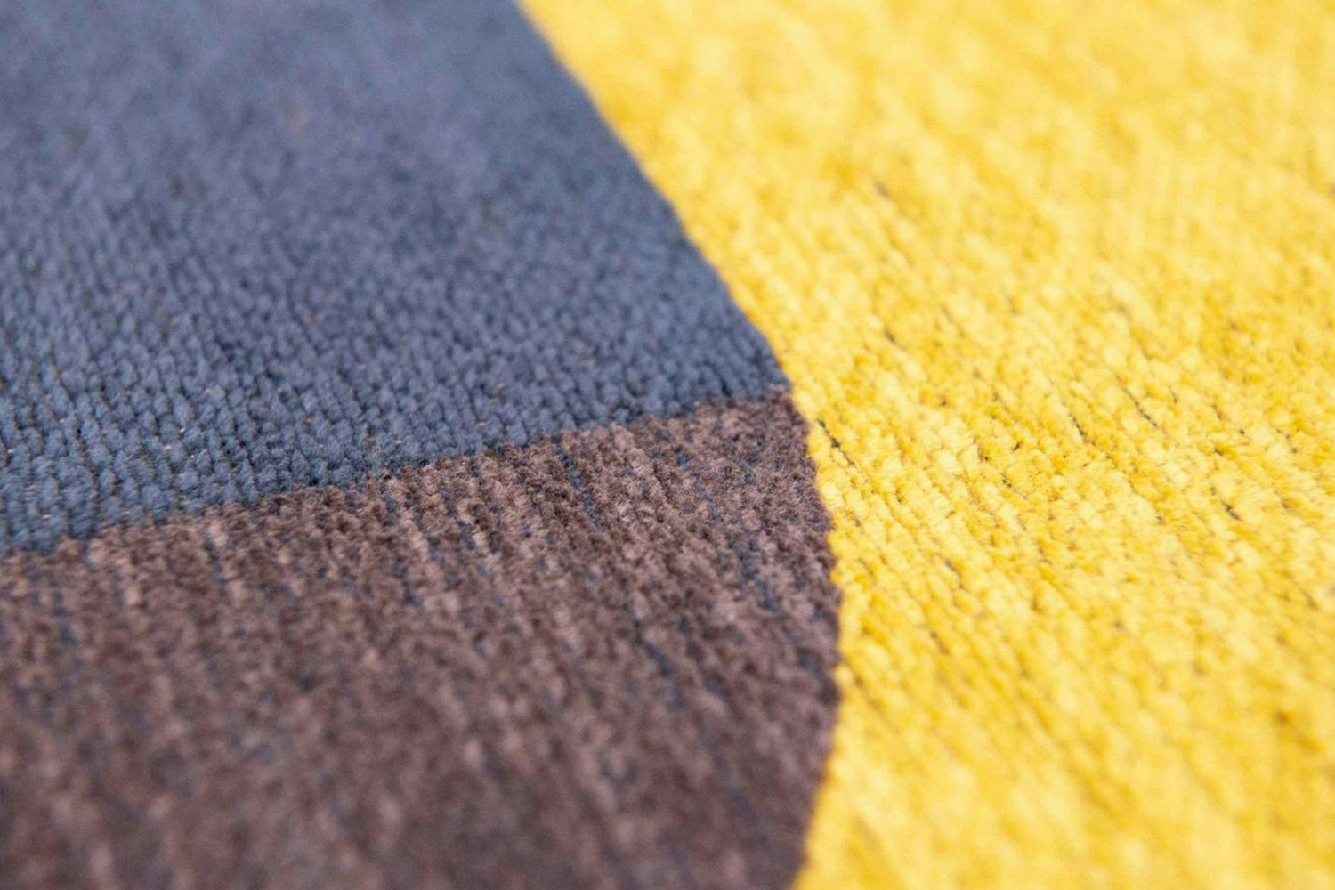 Louis De Poortere | Module Eco Round Rug | Yellow Meyer | 140 x 140 cm-2