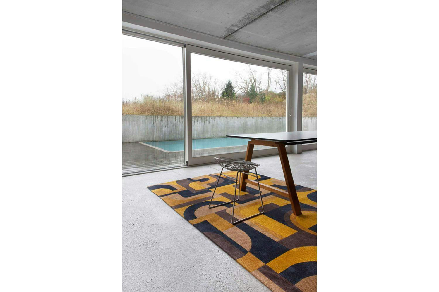 Louis De Poortere | Module Eco Rug | Yellow Meyer | 140 x 200 cm-2