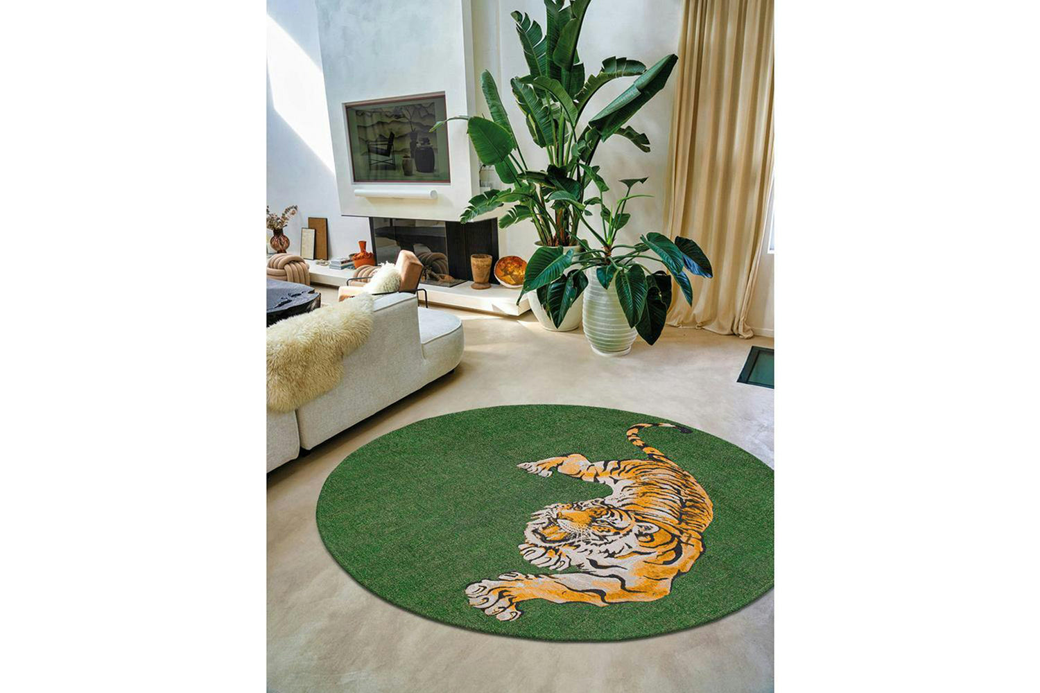 Louis De Poortere | Tiger Eco Rug | Green | 170 x 240 cm-10