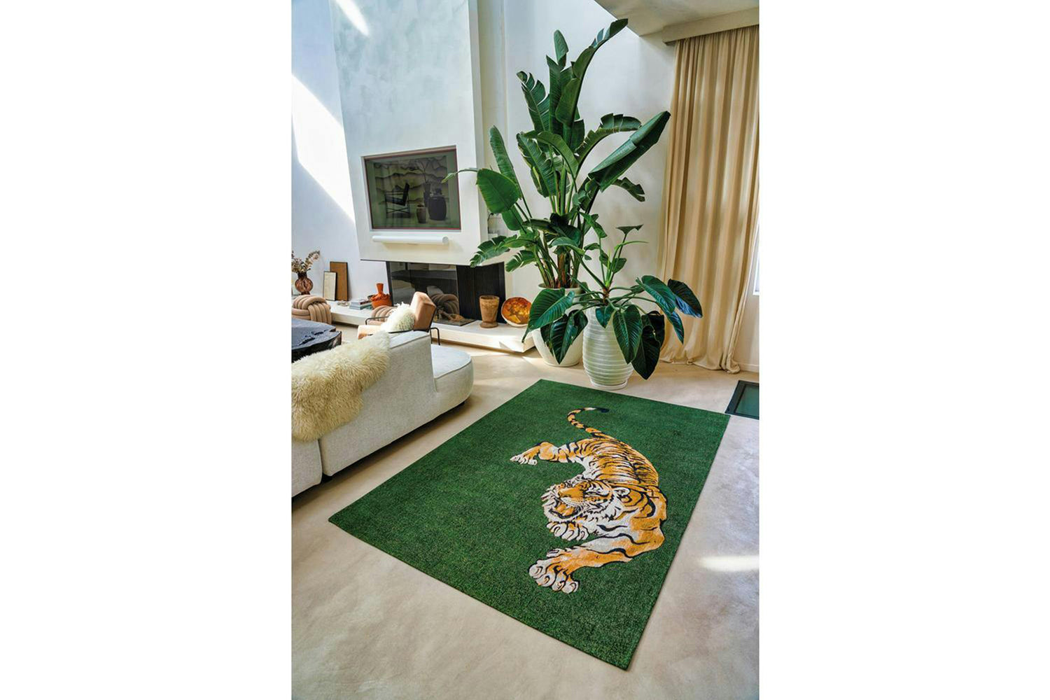 Louis De Poortere | Tiger Eco Rug | Green | 200 x 280 cm-2