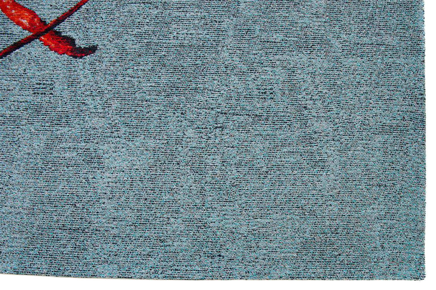 Louis De Poortere | Lobster Steam Indoor Eco Rug | Red/Grey | 100 x 140 cm-9