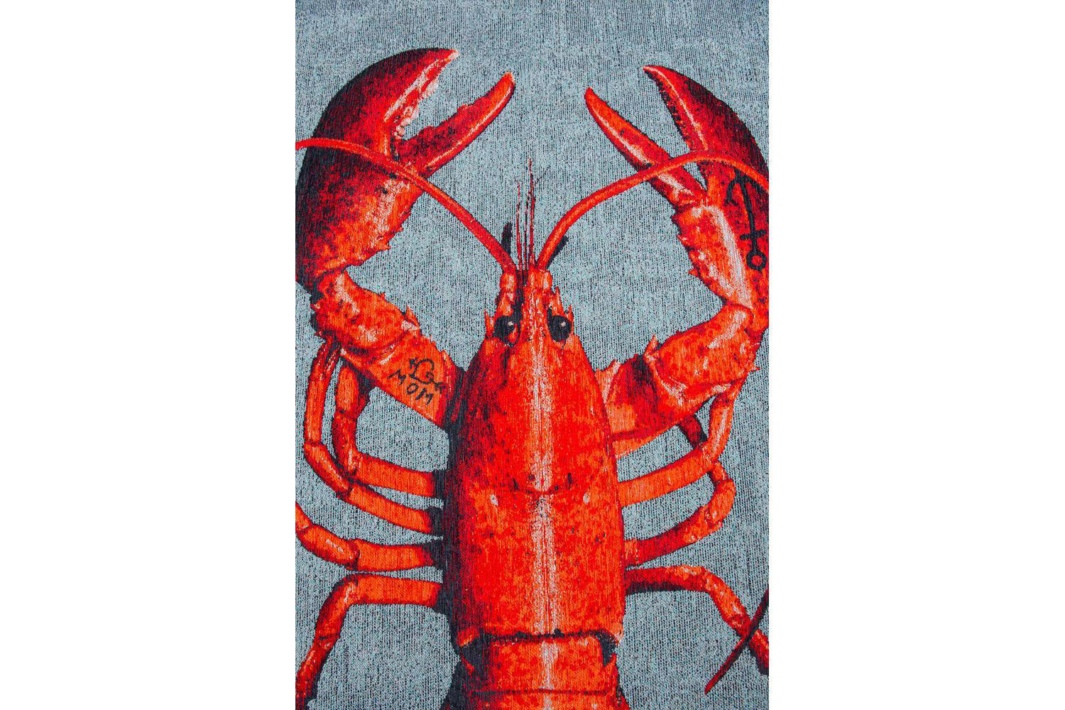 Louis De Poortere | Lobster Steam Indoor Eco Rug | Red/Grey | 200 x 280 cm-4
