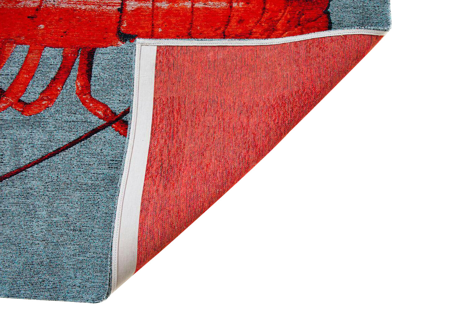 Louis De Poortere | Lobster Steam Indoor Eco Rug | Red/Grey | 200 x 280 cm-7