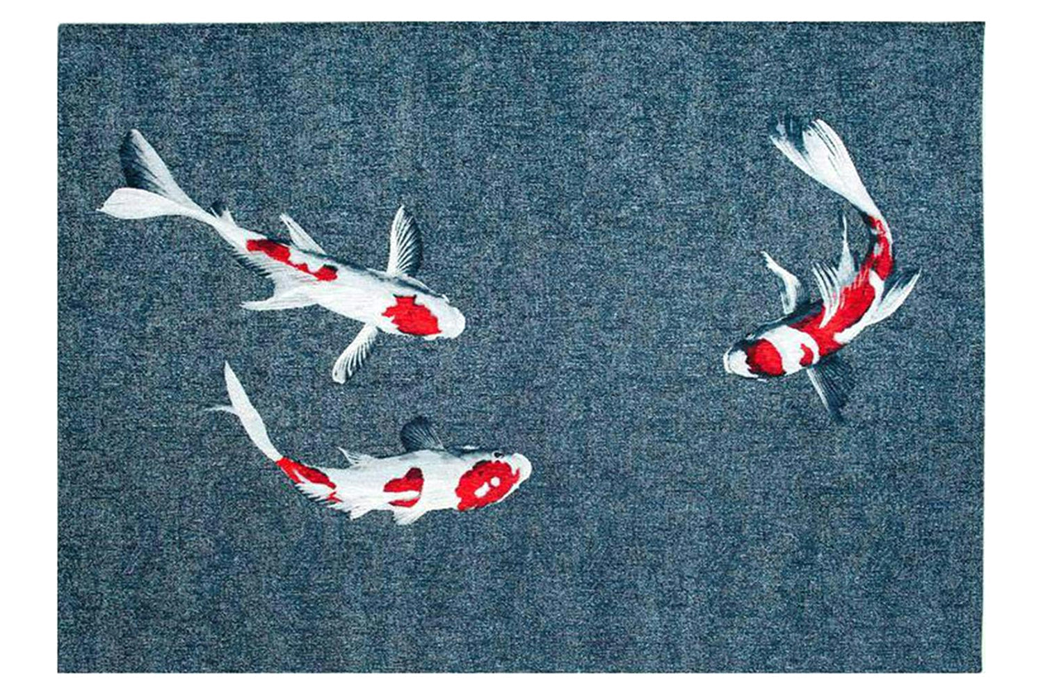 Louis De Poortere | Koi Indoor Eco Rug | Blue | 280 x 390 cm