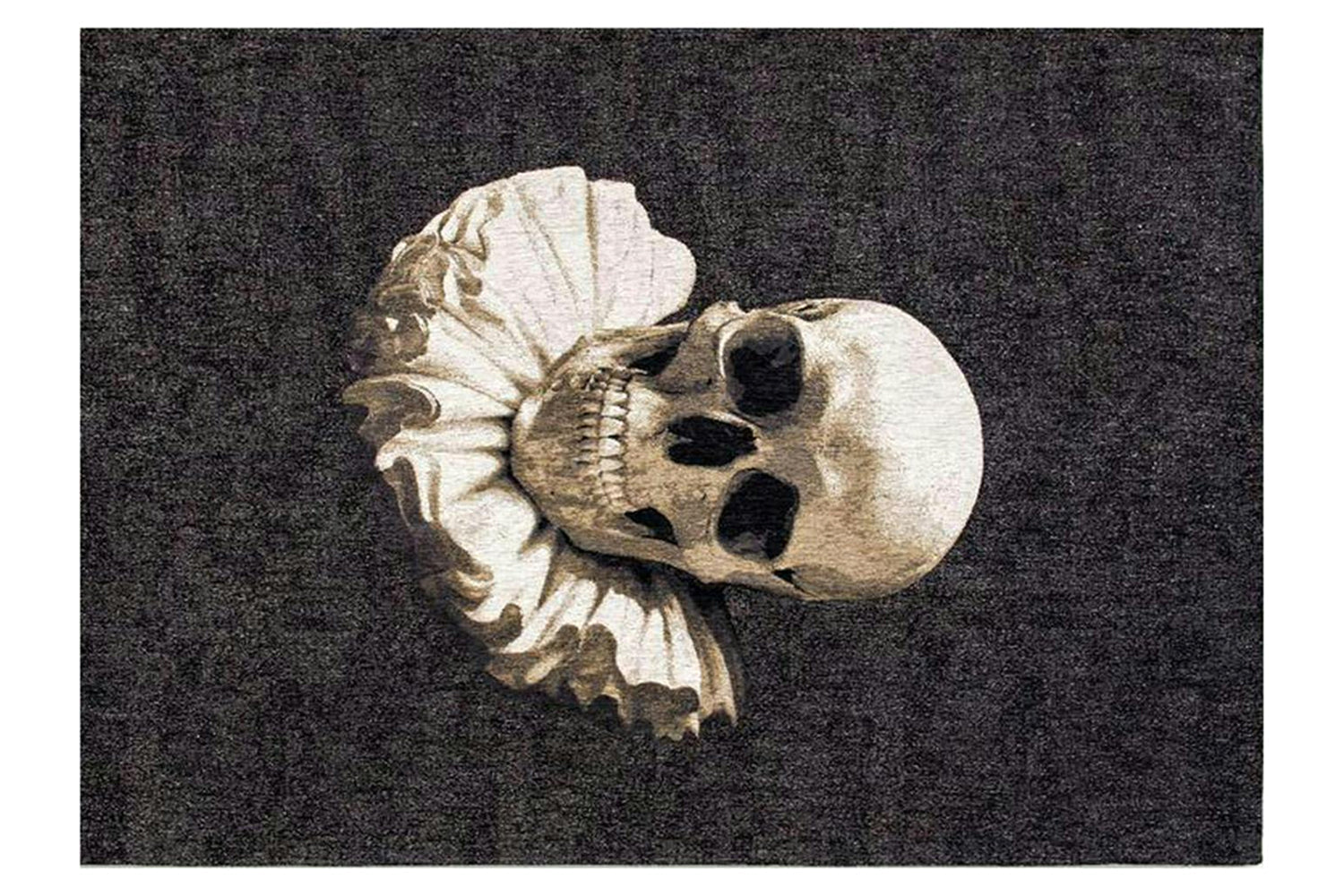 Louis De Poortere | Momento Mori Funny Bones Eco Rug | Black | 170 x 240 cm