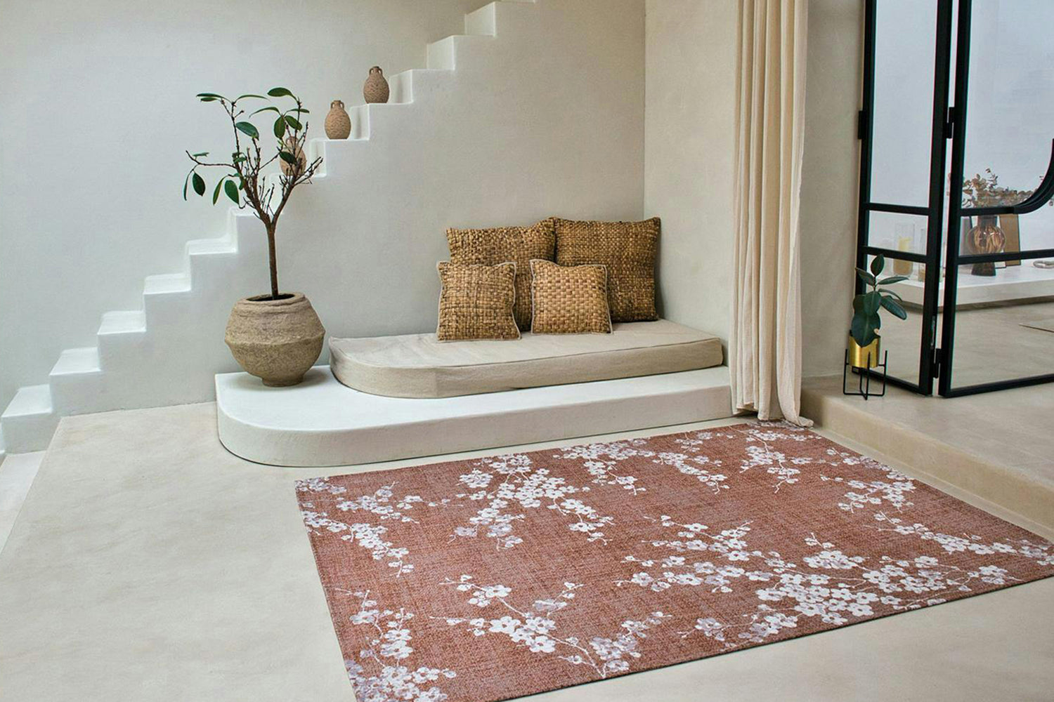 Louis De Poortere | Sakura Eco Rug | Pink | 140 x 200 cm-3