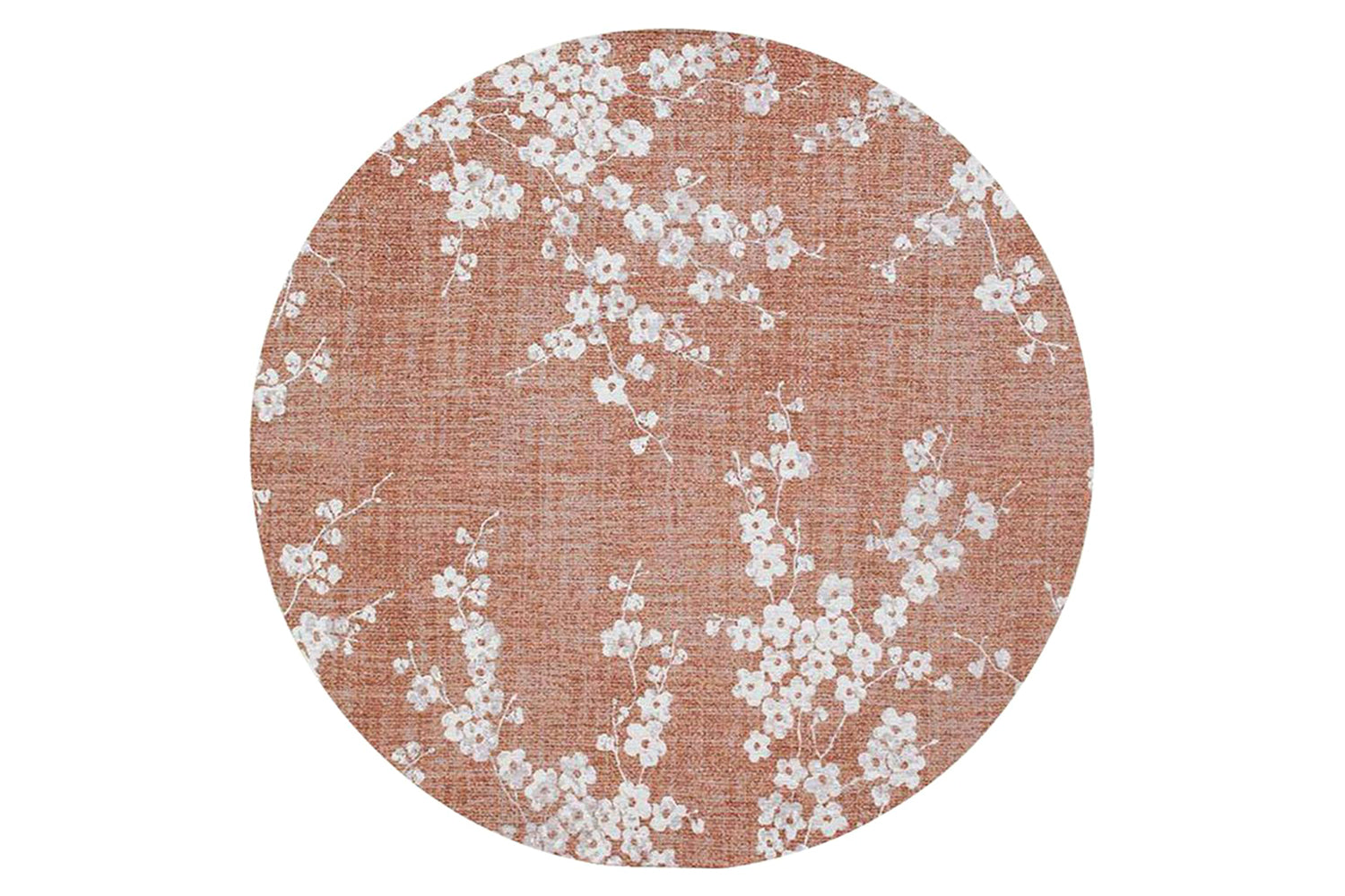 Louis De Poortere | Sakura Eco Round Rug | Pink | 240 x 240 cm