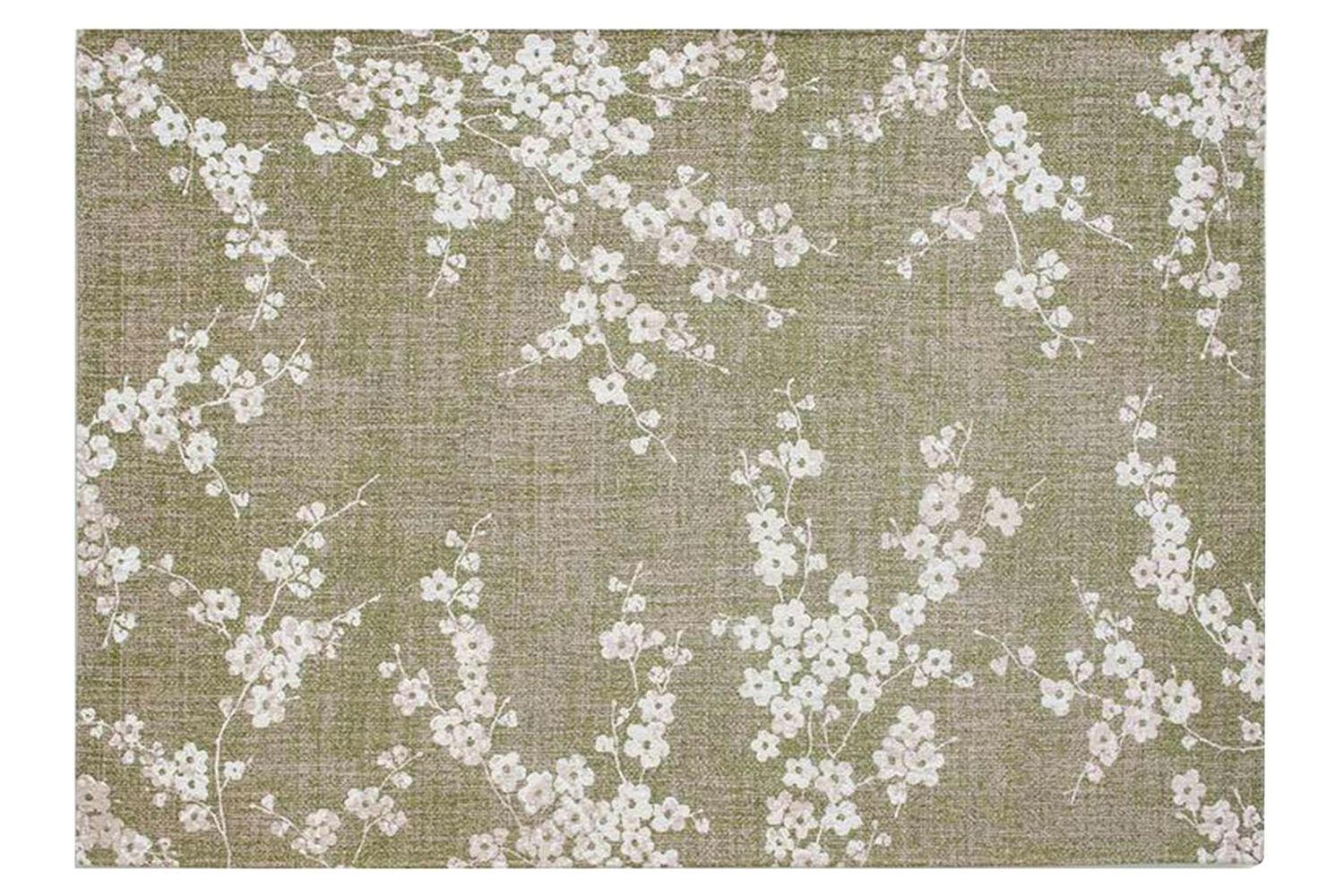 Louis De Poortere | Sakura Wet Garden Eco Rug | Green | 80 x 150 cm