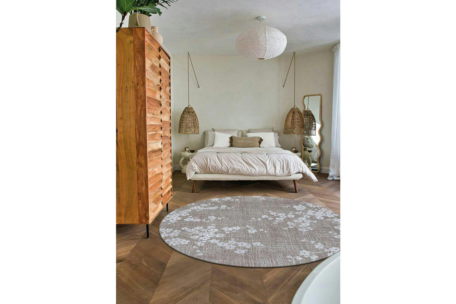 Louis De Poortere | Sakura Eco Rug | Grey | 200 x 280 cm-9