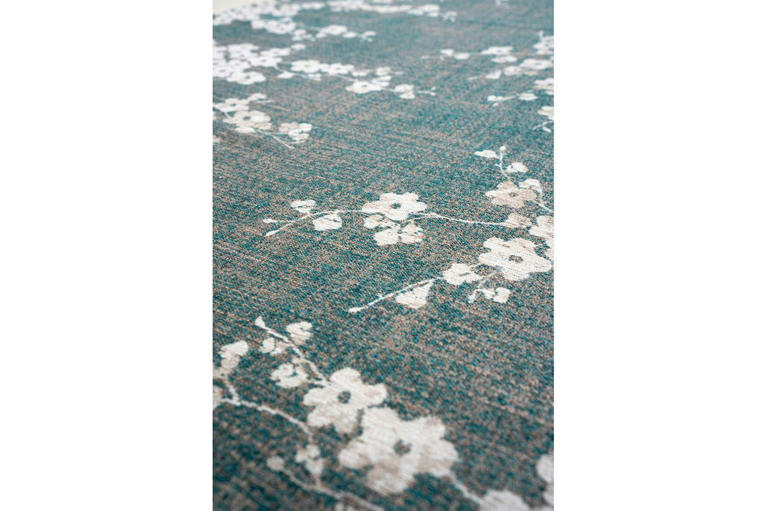 Louis De Poortere | Sakura Eco Rug | Blue/Beige | 80 x 150 cm-7