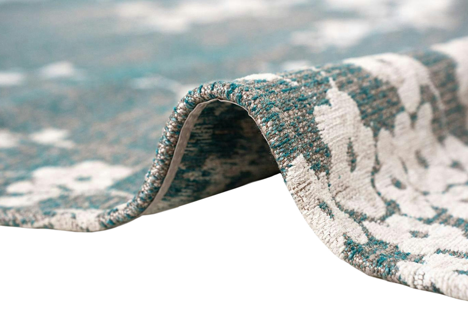 Louis De Poortere | Sakura Eco Rug | Blue/Beige | 200 x 280 cm-4
