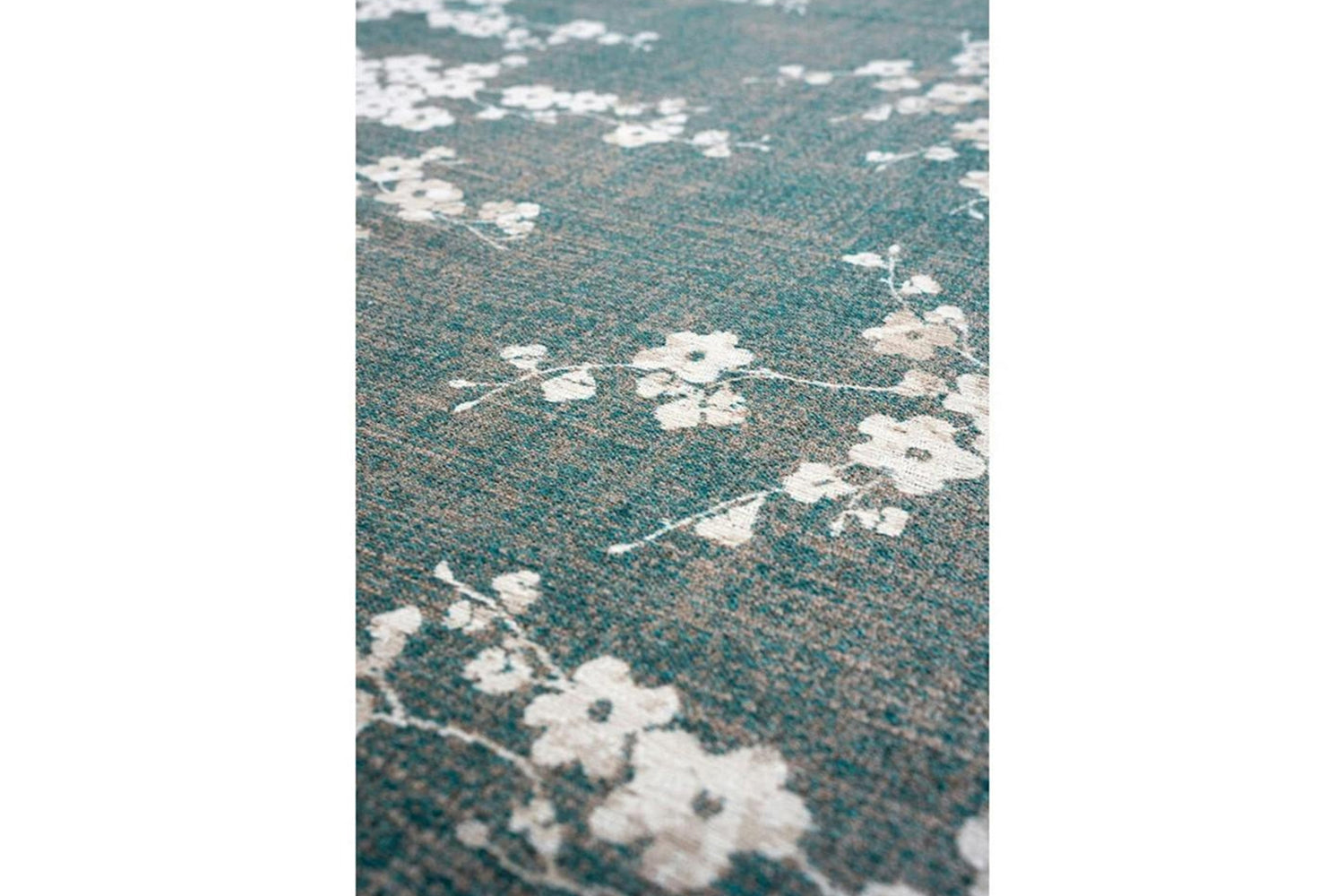 Louis De Poortere | Sakura Eco Round Rug | Blue/Beige | 240 x 240 cm-5